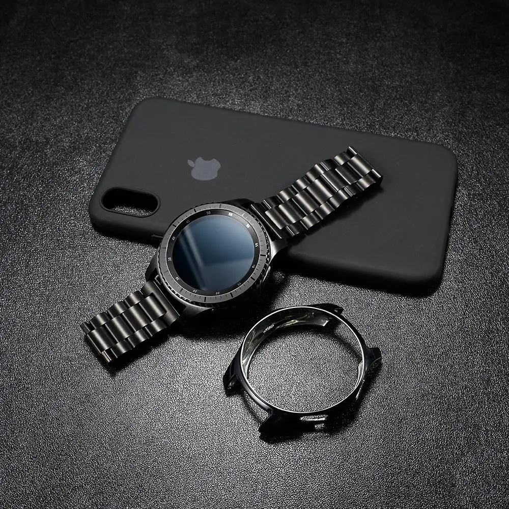 Чехол и ремешок для samsung Gear S3 Frontier/C Galaxy watch 46 мм 42 20 мм/22 защитный чехол из