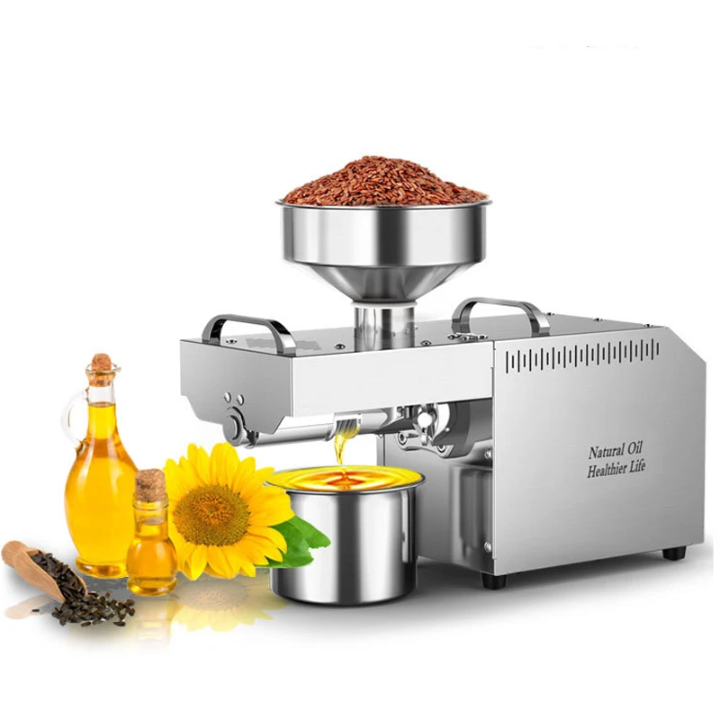 D03S Oil Press Sunflower Seed Olive Oil Presser Extractor Intelligent Temperature Control Hot And Cold Oil Press Machine