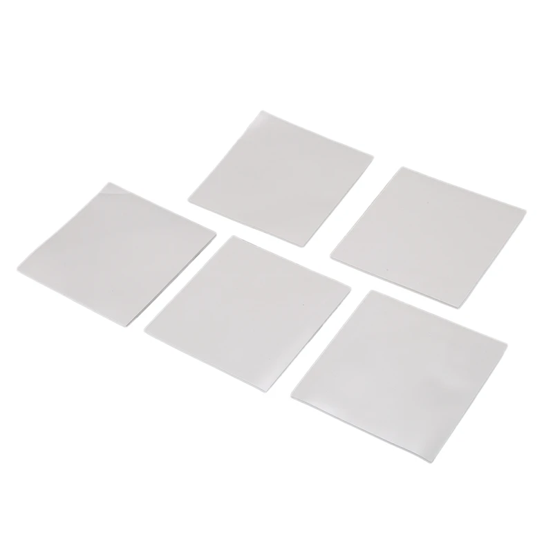 

5Pcs Thermal Conductive Silicone Pads CPU Cooling Pad, Computer Cooler100mm x 100mm x 2mm