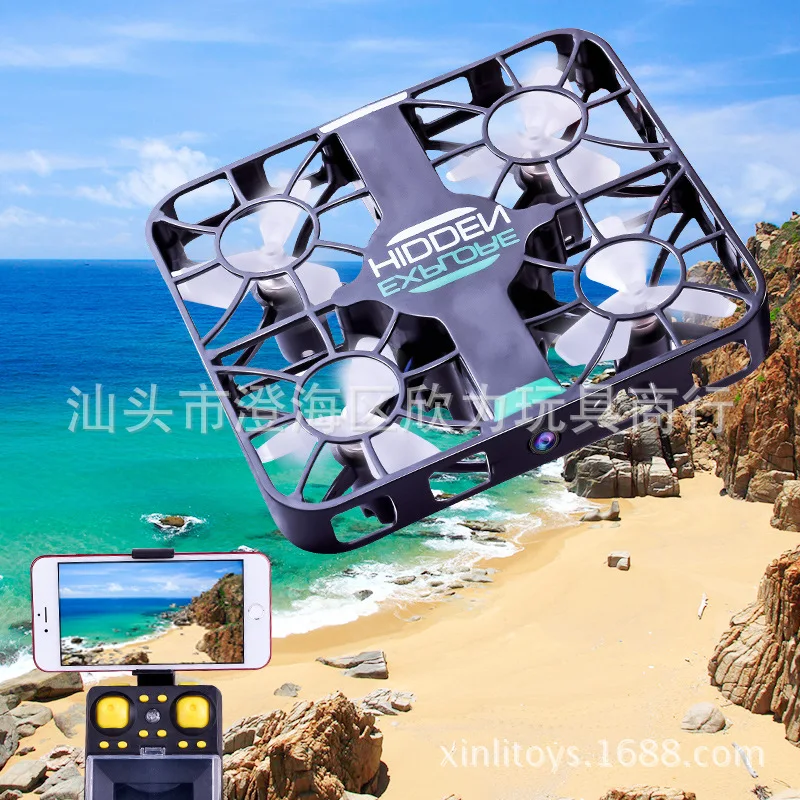 

Qs003 Set High Remote-controlled Unmanned Vehicle WiFi Remote-control Four-axis Aircraft Mesh Mini Remote Control Aircraft UFO T