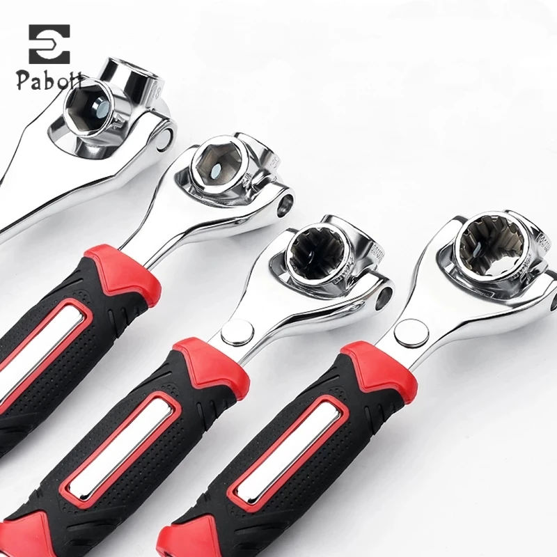 

52-in-1 Vise Wrench Sleeve, 360-Degree Rotation, Adaptable to a Variety of Screws, Household Auto Parts Repair Tools