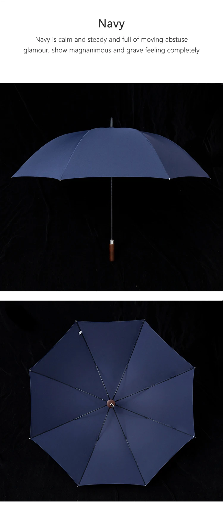 Leoduknow – parapluie automatique coupe-vent à Long manche 8K pour hommes et femmes, idéal pour le voyage, le Golf ou la pluie