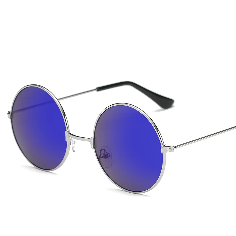 Трендовые продукты круглые металлические Модные женские солнцезащитные очки дизайнерские брендовые Оттенки для женщин очки для взрослых - Цвет линз: 10