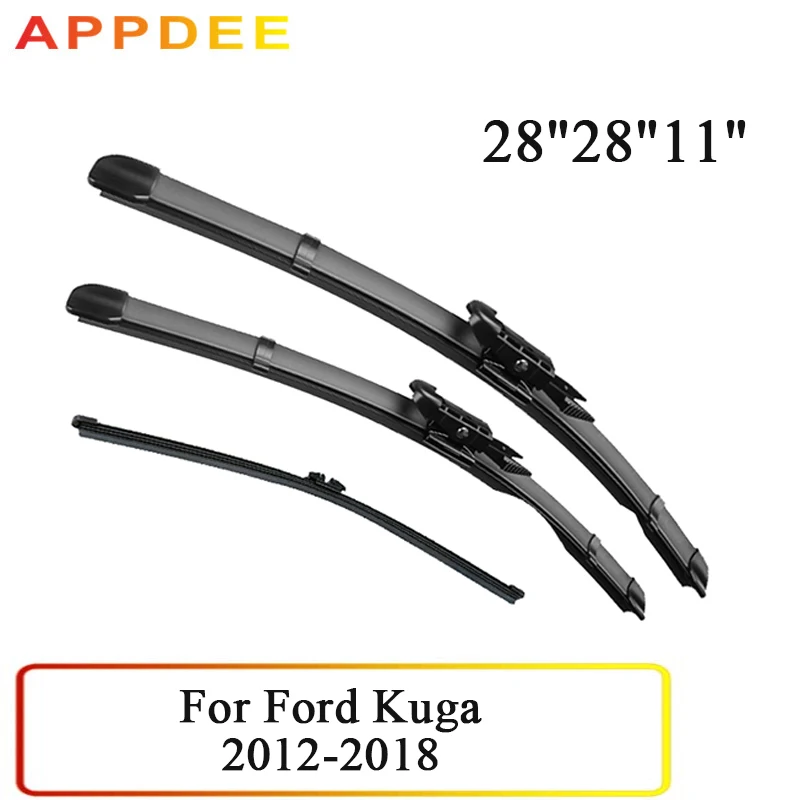 APPDEEWiperFrontRearWiperBladesSetForFordKugaMK220122017