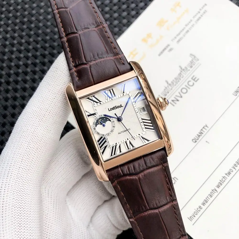 

Tourbillon Automatic Watch 2019 New Luxury Men Watches Catie_Watch square watch AAA Watch 007 Watches Top luxury watches