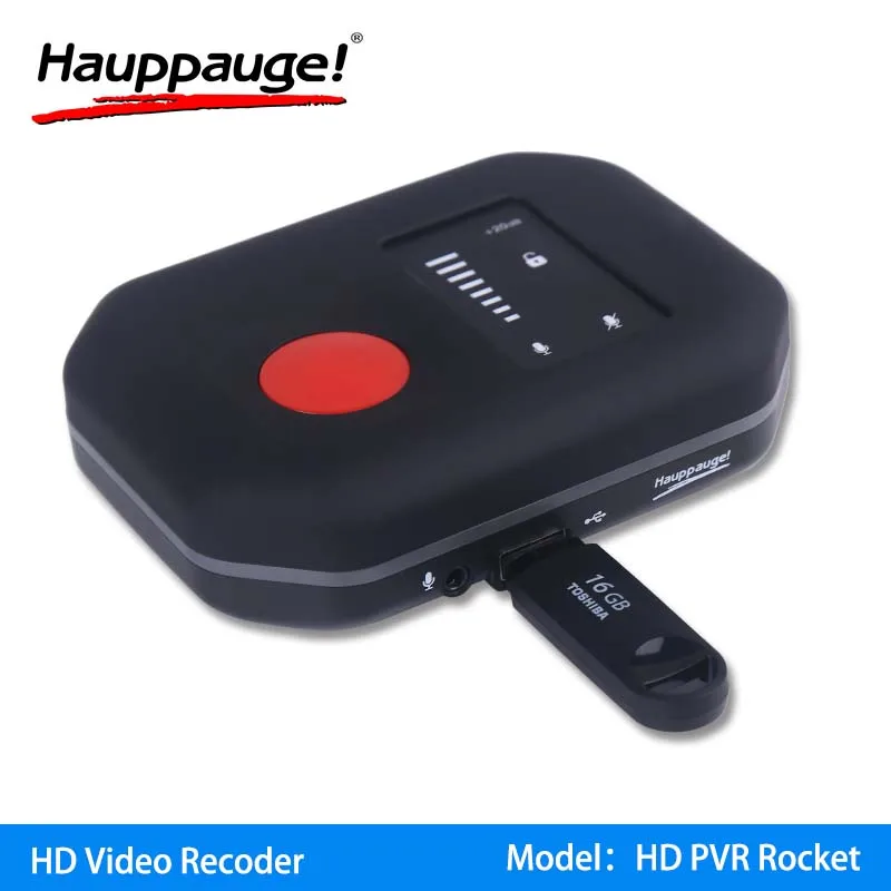 Видеорегистратор Hauppauge HD PVR Rocket 1080p портативный автономный для Xbox One 360 PS4 PS3 и ПК