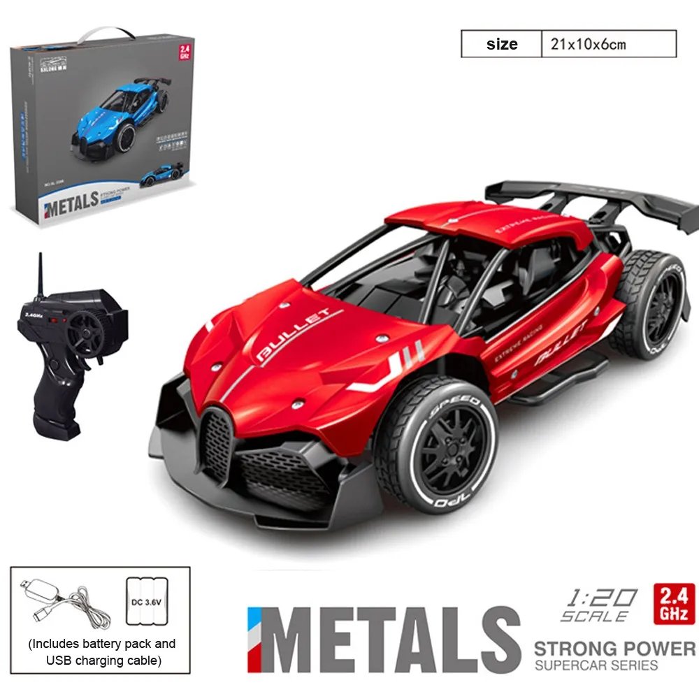 

SHAREFUNBAY 1:16 4wd rc car high speed alloy drift racing sports car model rc toy rechargeable 2.4G rc car children toys