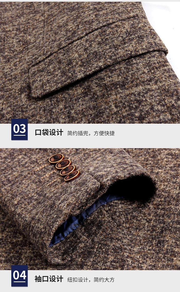 High Quality Men Blazers Suit Jackets Autumn Men's Smart Casual Suit Lapel Slim Fit Stylish Suits Blazer