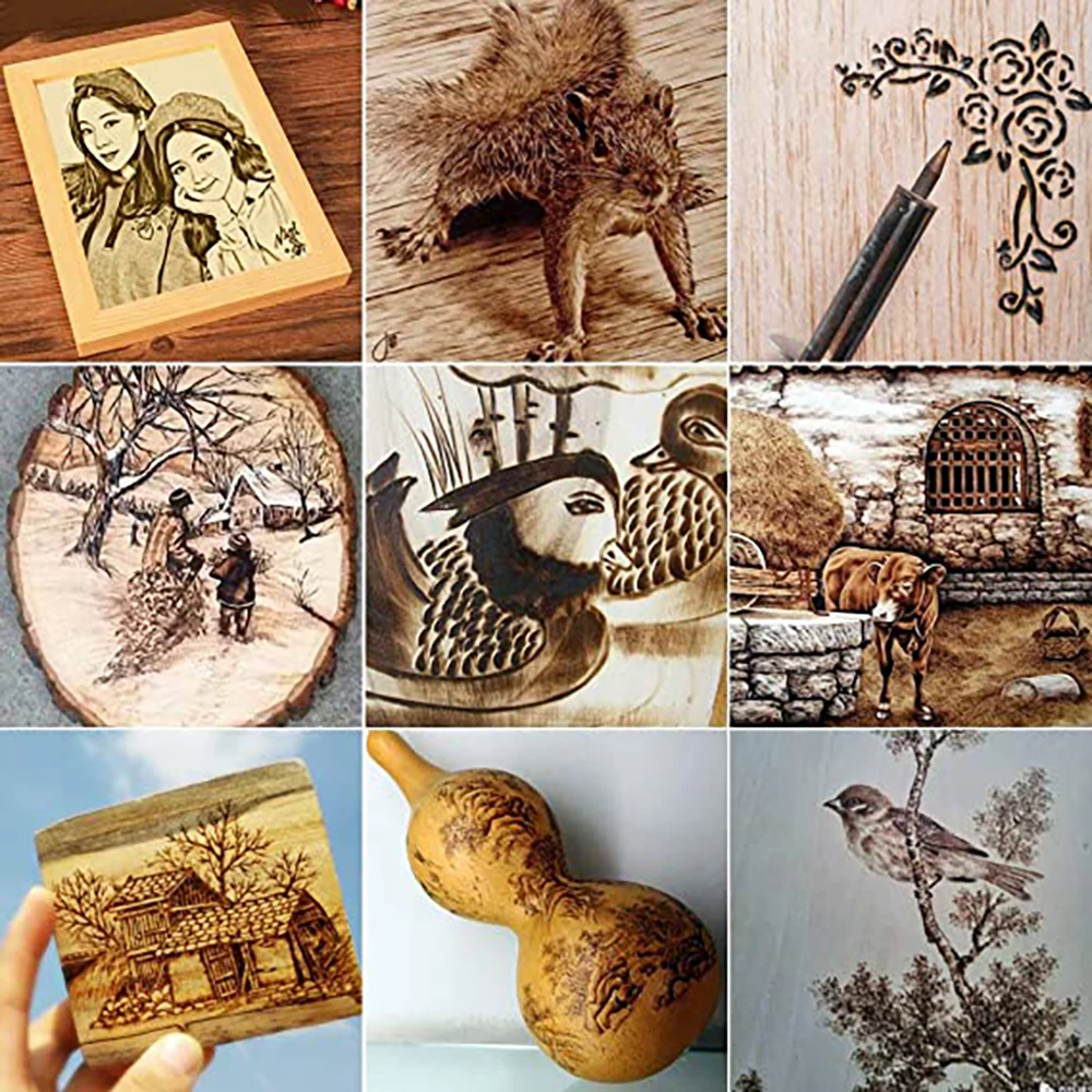 Soldering wood art deals