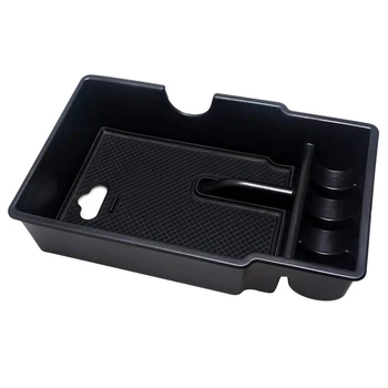 

Car Center Console Tray Organizer Insert Armrest Secondary Storage Box for Jeep Renegade 2015 2016 2017 2018