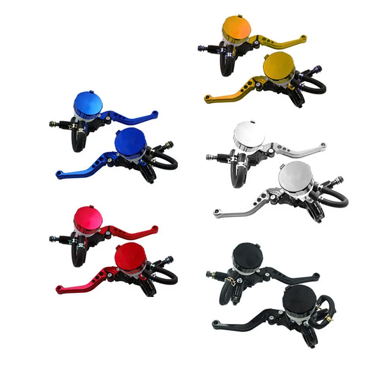 

Рычаг тормоза сцепления для мотоцикла, Регулируемый рычаг тормоза для мотоцикла, главный цилиндр, резервуар, гидравлический тормоз, 22 мм