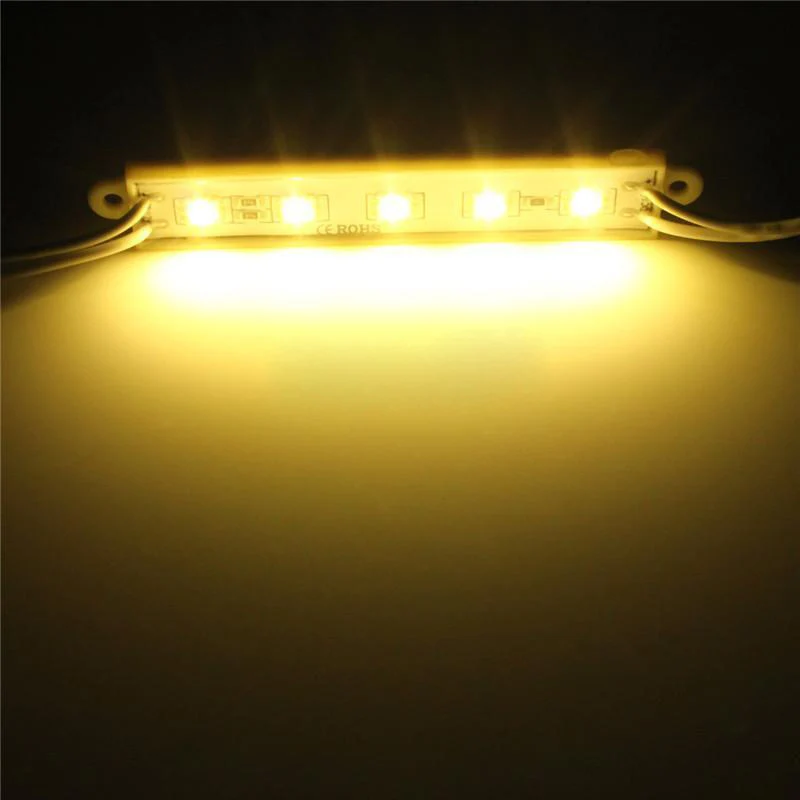 (5050 Светодиодный модуль 5 SMD полоса Водонепроницаемая ленточная Лампа DC 12V P9K5)
