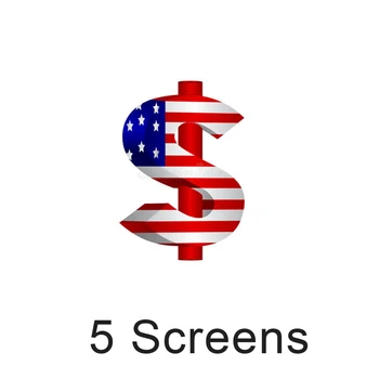 

Extra Fee for 5 Screens 6M