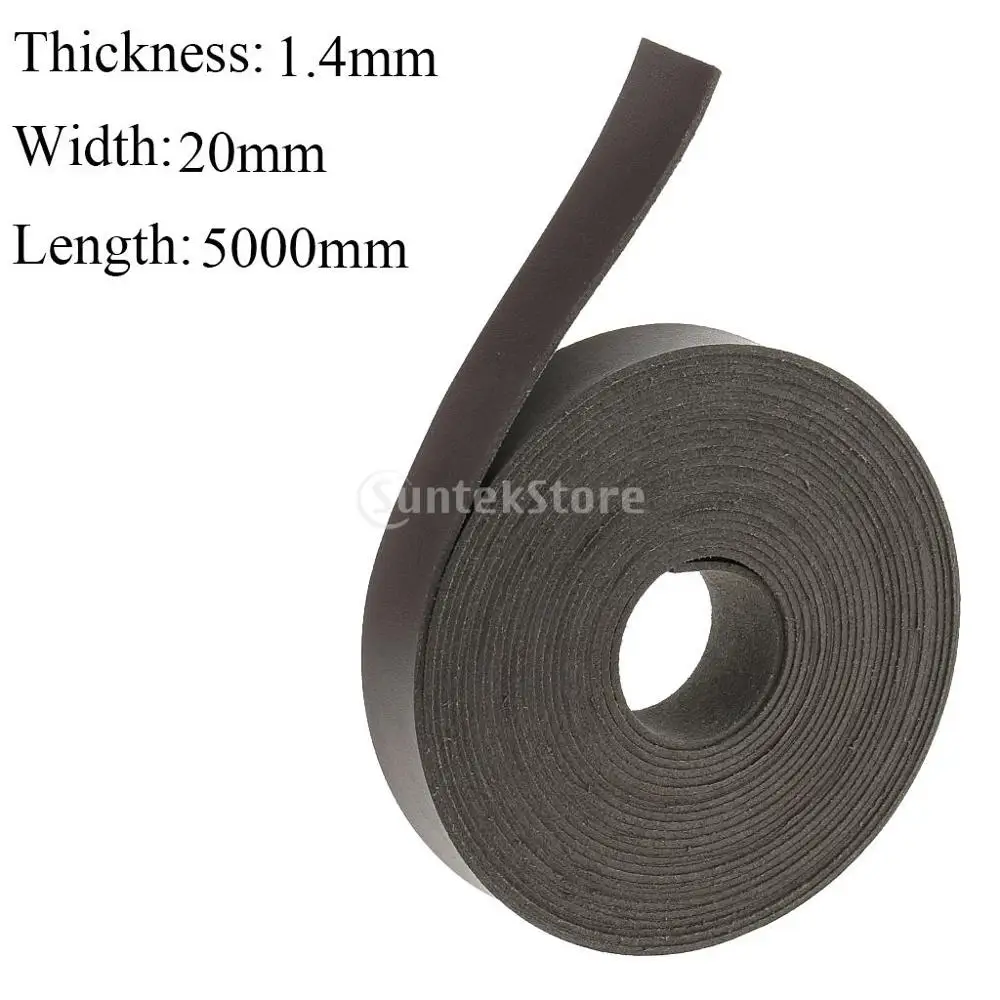 Leather DIY Craft 5 Meters 2cm Leather Strap Strips For Garment DIY Belt Leathercraft Accessories 5m Strap DIY PU Leather Belt