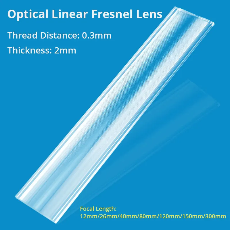 Несколько размеров Оптический линейный с линзой Френеля регулируемой яркостью