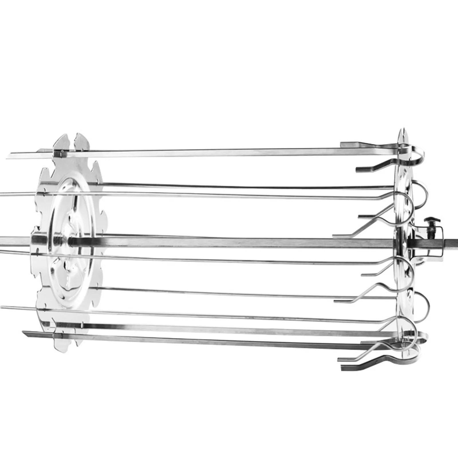 Stainless Steel Rotating Skewer System Electric Oven Accessories Fits for Home Any Rotisserie Grill Rods REME889 | Дом и сад