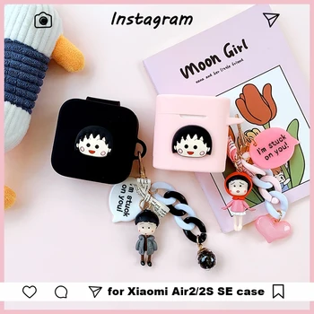 

Cute Silicone Earphone Cover for Xiaomi Air2 Se Case for Xiaomi Air 2/2S Protective Box Bluetooth Headset Bag Headphone Case