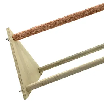 

Bird Stand Rack - Chicken Perch Chicken Wood Stand Chicken Toy for Hens Handmade B0KC