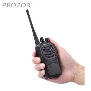 

Proster 2PCS Walkie Talkie Kit UHF 400-470MHZ walkie talkie Two Way radio 16CH with Earpiece Walkie Portable Transceiver