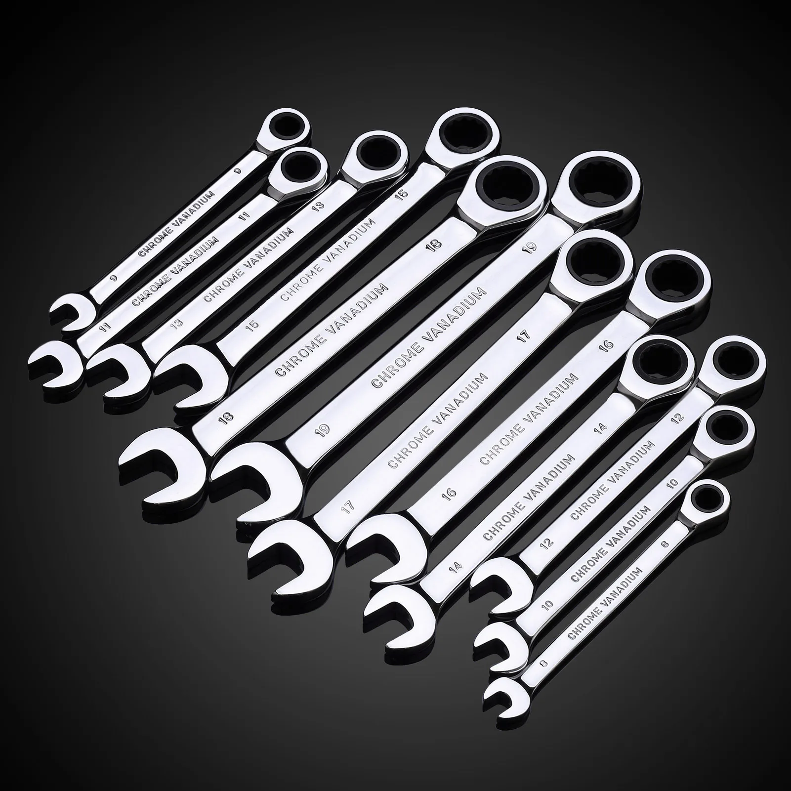 1 Piece Ratchet Combination Metric Wrench Multitool Key Ratchet Spanners Set of Tools Universal Wrench Tool Car Repair Tools 6