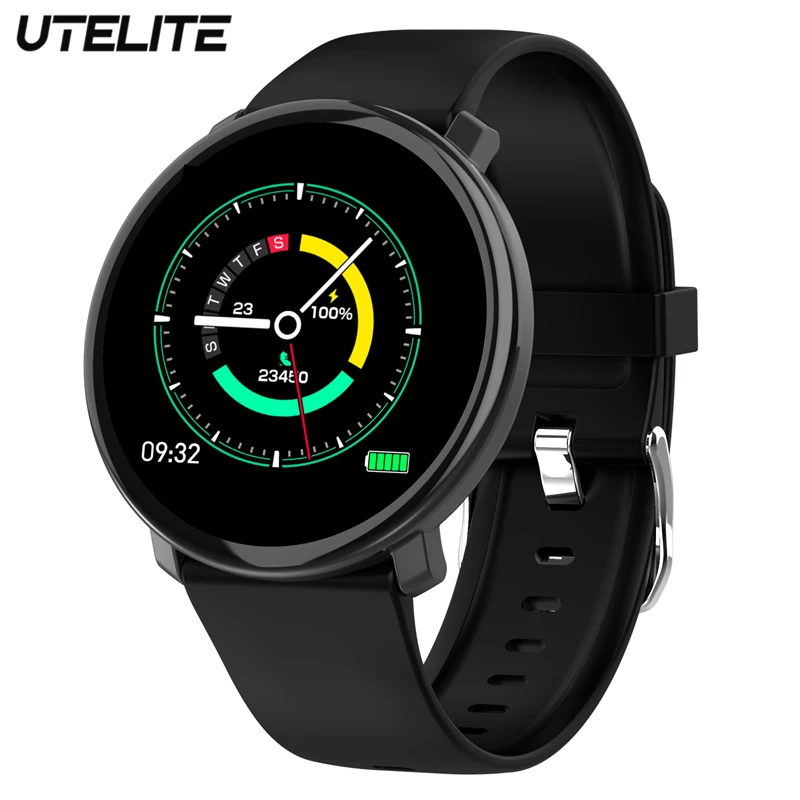 Смарт часы UTELITE M31 для мужчин и женщин водонепроницаемые с сенсорным экраном IP67