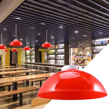 

2pcs Pendant Lamp Shapes Plastic Ceiling Light Covers For Hallway Corridor Kitchen Cafe Without Bulb 220V 27E(Yellow)