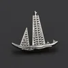 Men's Advanced Chic Brooches Crown Boat Star Pin Suit Shawl Lapel Pins Uxedo Corsage Hat Shirt Collar Pin Party Daily Accessory ► Photo 2/6