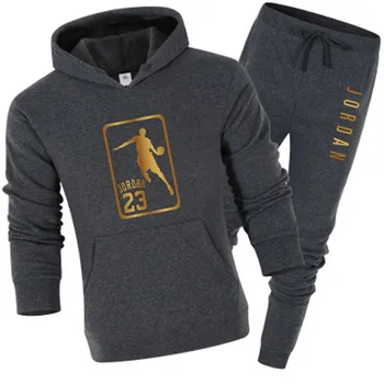 

2-piece sportswear men's Hoodie Sweatshirt + pants Pullover Hoodie sportswear set Roper Hombre casual men's wear size s-3xl