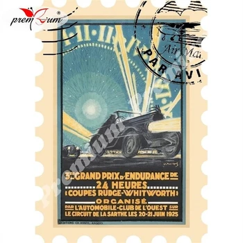 

Fridge magnet souvenir Grand Prix Репринт винтажного постера