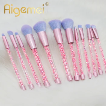 

Aigemei 12pcs Unicorn Make Up Brushes Set High Quality Cosmetics Face Foundation Eyeshadow Makeup Brushes Set Professional