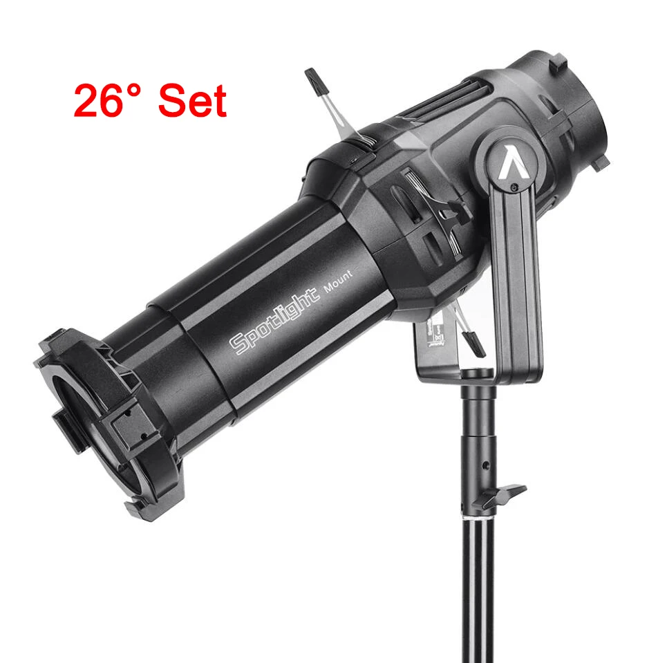 Aputure Spotlight Mount 19 ° 26 ° 36 ° набор осветительных модификаторов для 300D II 120D II 120D Mark 2 для Bowens Mount Lighting - Цвет: 26 degree