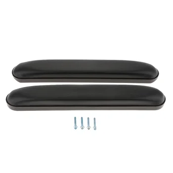 

One Pair PU Armrest Foam Padded Cushion Replacement for Wheelchair,Full Length 33cm