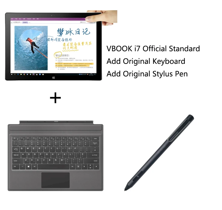 Add Keyboard n Pen 12,6 дюймов 2880*1920 Win10 VOYO Vbook i7 2 в 1 планшетный ПК Intel Двухъядерный 3865U 8G DDR 128/256G SSD Двойные камеры HDMI BT 4,0 - Комплект: Add Keyboard n Pen