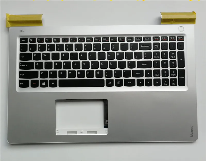 Чехол для ноутбука lenovo ideapad 700-15isk C подставкой для рук с клавиатурой Серебряный 46M06RCS001870900003K 5CB0K85928