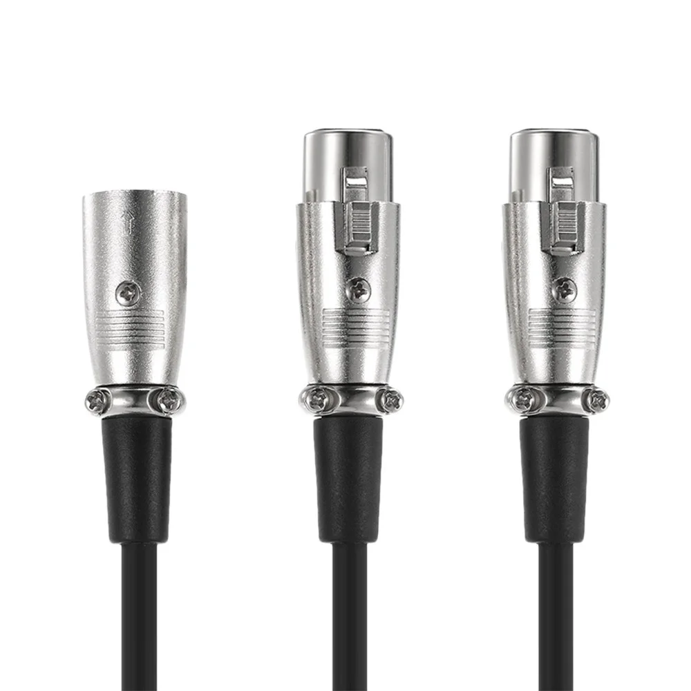 3pin XLR кабель для мужчин двойной XLR Женский аудио сплиттер кабель для микрофона 50 см