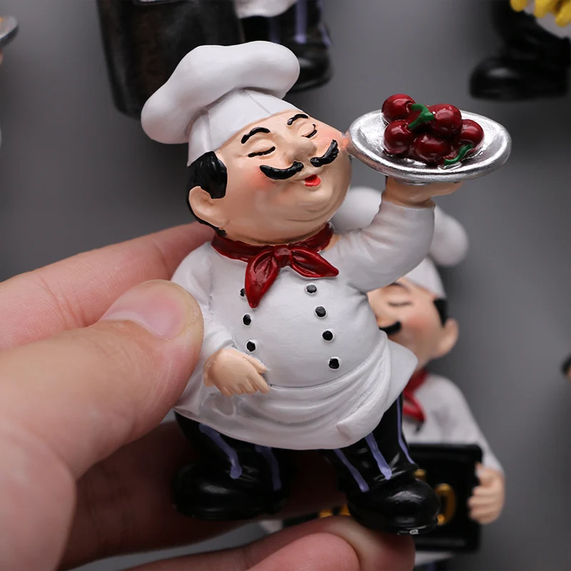 Restaurant Chef 3D Fridge Magnet