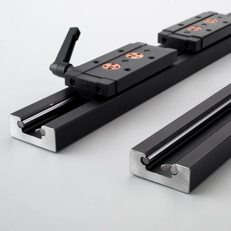 

500mm linear Roller Slider SGR15 20 25 Double Axis Guideway Built-in double axle guide rail locking Length cutable carbon steel