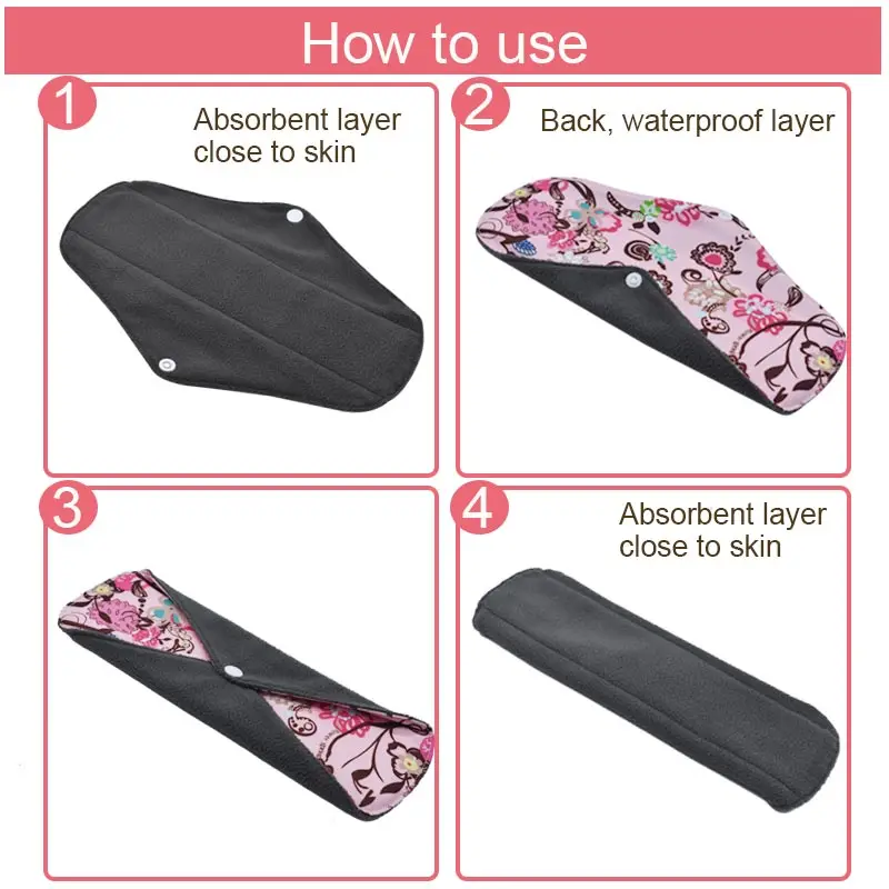 Reusable Menstrual Pads Washable Sanitary Towels Gaskets for Women menstrual panties vaginal detox tampons