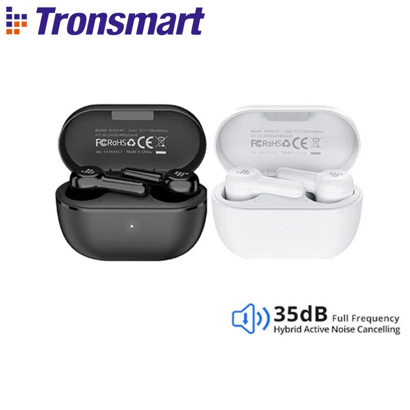 Tronsmart Apollo Air Bluetooth 5 2 наушники с активным шумоподавлением Беспроводные aptX QualcommChip |