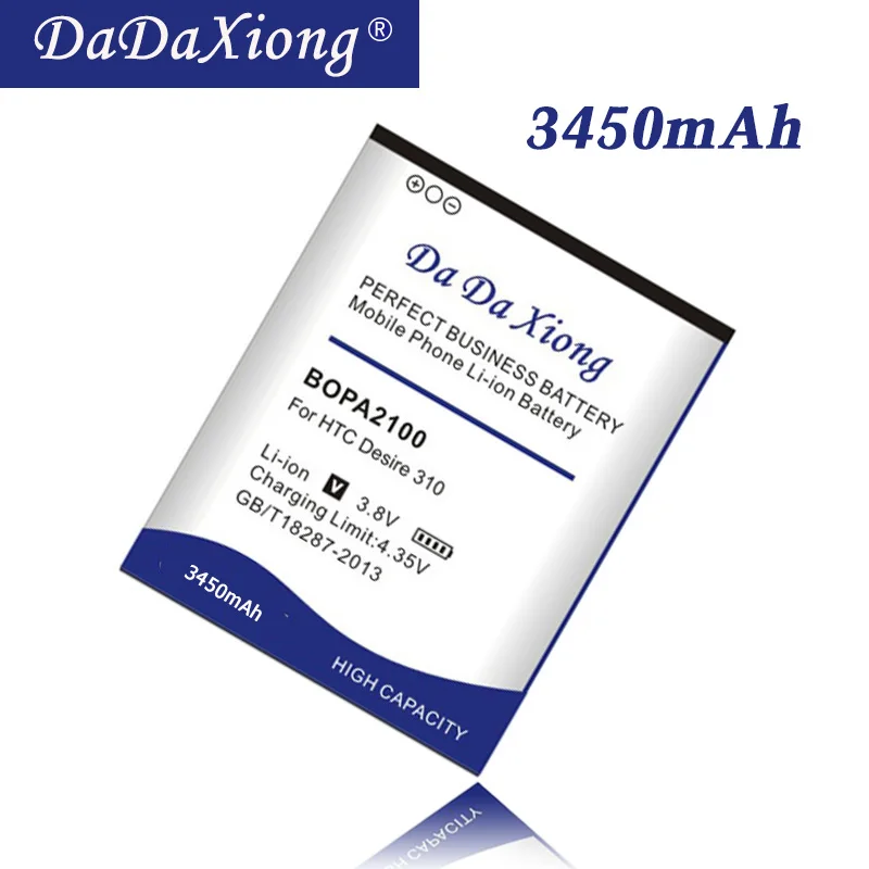 

Original DaDaXiong 3450mAh BOPA2100 For HTC Desire 310 310W Cell Phone Battery