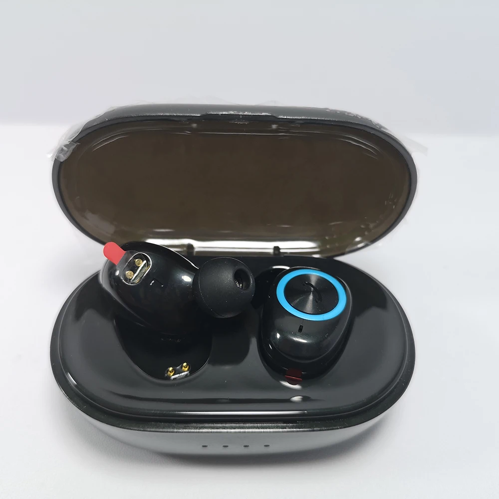 Синий TG 901, беспроводные наушники, стерео, бас, настоящий Bluetooth 5,0, наушники, Hi-Fi, мини спортивные наушники-вкладыши, водонепроницаемые, сенсорные наушники - Цвет: Синий