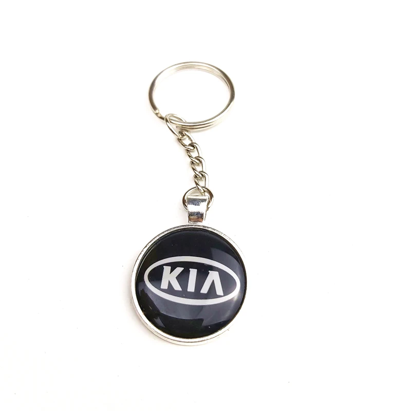 

1Pcs Car Logo Key Chain Alloy Metal Keyring Car-styling FOR KIA K2 K3 K5 k9 Sorento Sportage R Rio Soul Auto Accessories