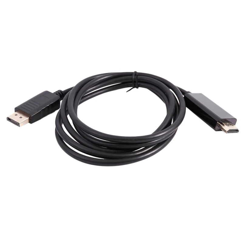 1080P 1,8 m Displayport DP к HDMI Мужской AV Кабель-адаптер для lcd HDTV PC ноутбука