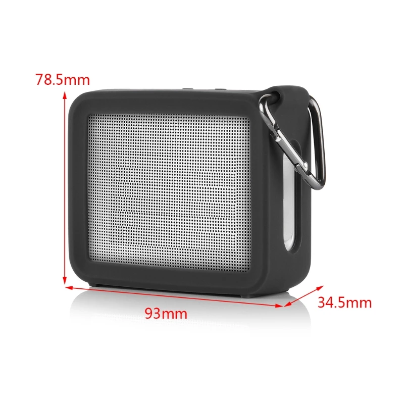 Portable Speaker Protective Cover Shell Silicone Carrying Case for JBL GO 2 GO2 Bluetooth-compatible Speaker