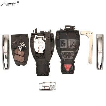 Keyforkess 2/3/4 pulsanti chiave dell'automobile Shell per Mercedes Benz B C E ML S CLK CL sostituzione modificata Smart Auto Key Case Upgrade - Jingyuqin 2 3 4 pulsanti chiave dell automobile Shell per Mercedes Benz B C E