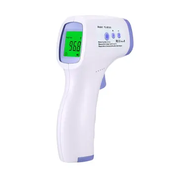 

Digital Infrared Forehead Thermometer LCD IR Thermometer Non-contact IR Infrared Thermometer Temperature Meter with Fever Alarm