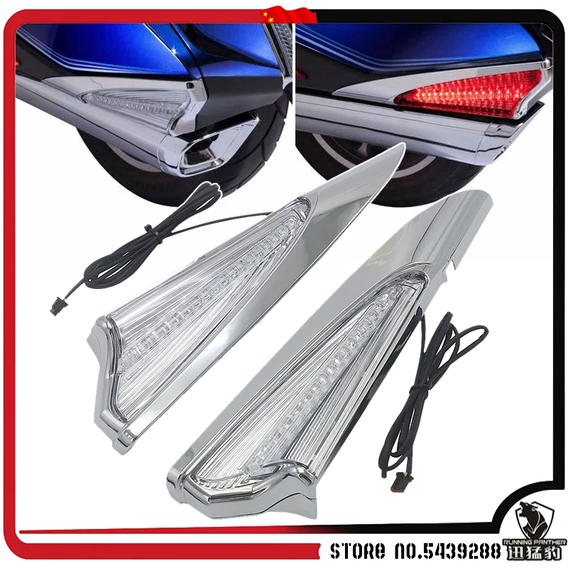 

NEW Motorbike Saddlebag Accent Swoop LED Light Case For Honda Goldwing GL1800 F6B 2018 2019 2020 2021 GL 1800