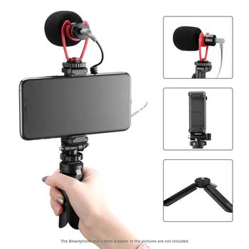 

ulanzi Smartphone Video Kit 1 with Mini Desktop Tripod + Phone Holder + Video Microphone for Smartphone Vlogging Live Streaming