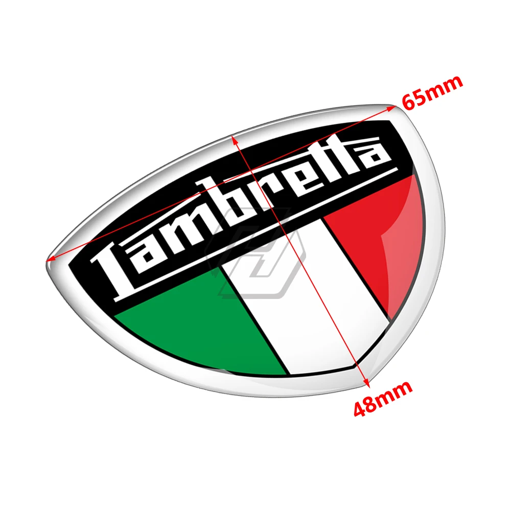3D Motorcycle Scooter Sticker Case for Lambretta Shield Logo Decal Vespa MOD Rocker