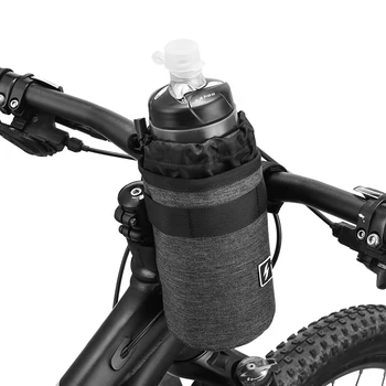 

Bike Bicycle Handlebar Kettle Holder Bike Handlebar Bottle Bag Insulated Cup Drink Snack Holder